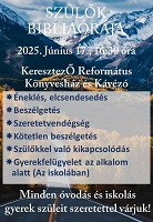 Szülők Bibliaórája